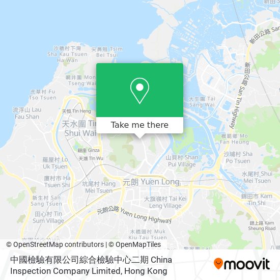 中國檢驗有限公司綜合檢驗中心二期 China Inspection Company Limited map