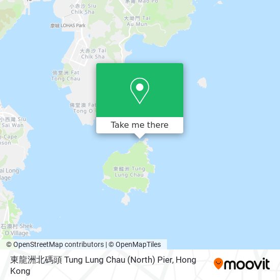 東龍洲北碼頭 Tung Lung Chau (North) Pier map