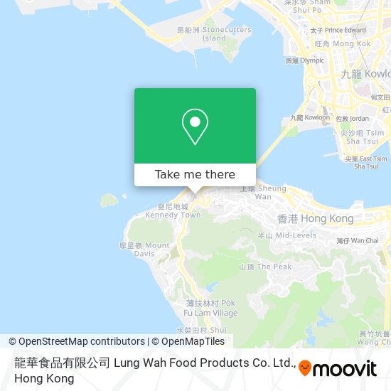 龍華食品有限公司 Lung Wah Food Products Co. Ltd. map