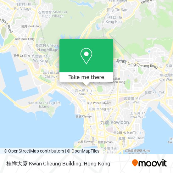桂祥大廈 Kwan Cheung Building map
