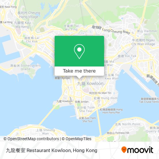 九龍餐室 Restaurant Kowloon map