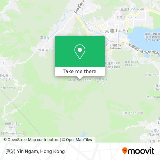 燕岩 Yin Ngam map