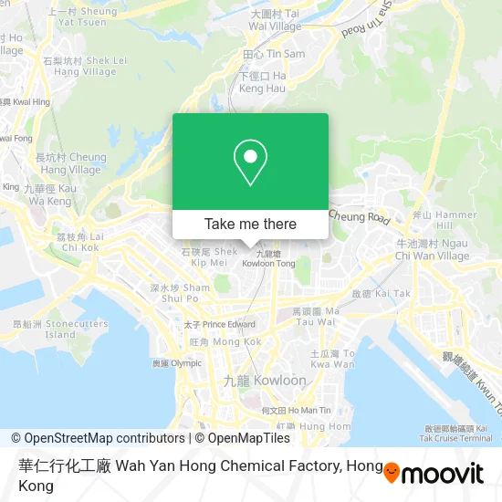 華仁行化工廠 Wah Yan Hong Chemical Factory map
