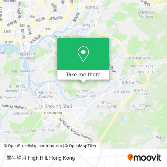 犀牛望月 High Hill map