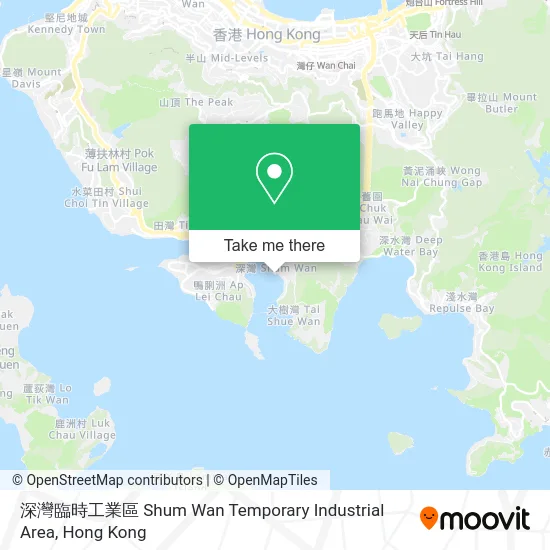 深灣臨時工業區 Shum Wan Temporary Industrial Area map