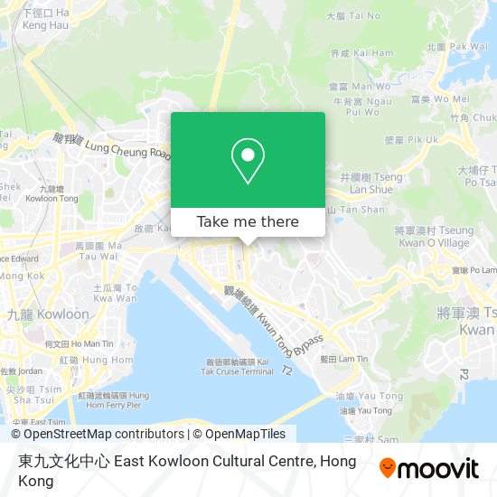 東九文化中心 East Kowloon Cultural Centre map