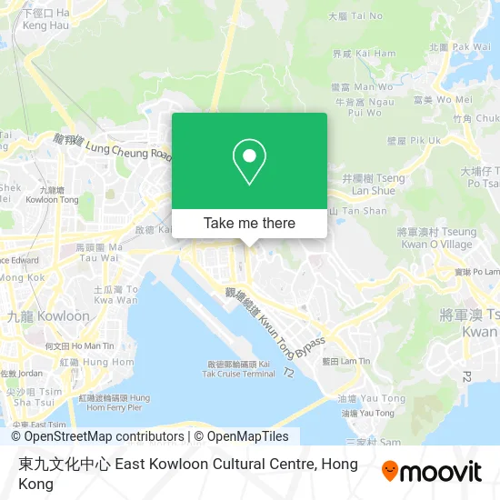 東九文化中心 East Kowloon Cultural Centre地圖