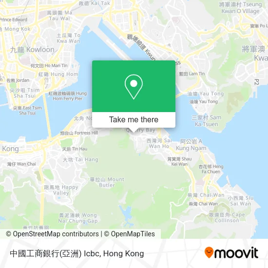 中國工商銀行(亞洲) Icbc map