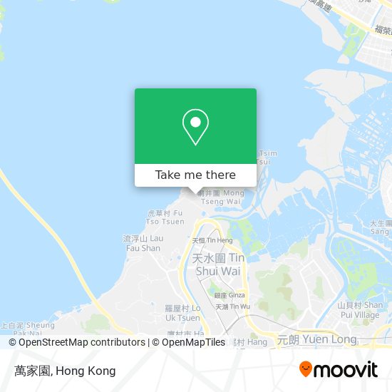 萬家園 map