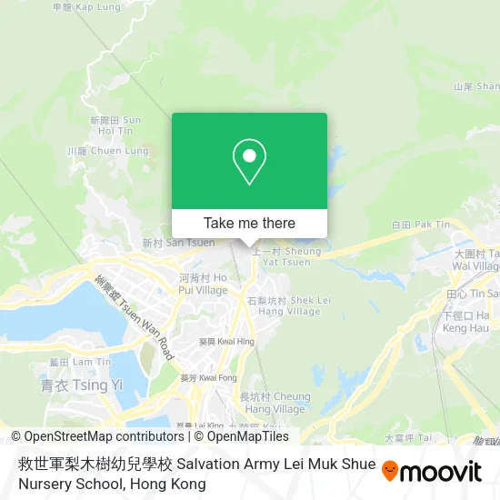 救世軍梨木樹幼兒學校 Salvation Army Lei Muk Shue Nursery School地圖
