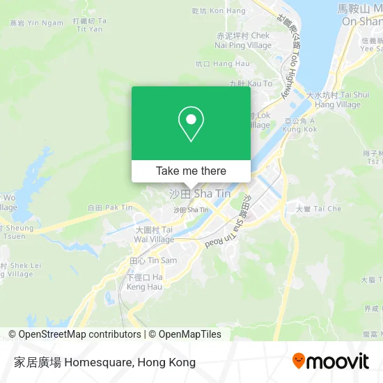 家居廣場 Homesquare map