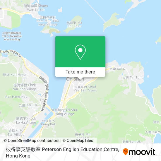 彼得森英語教室 Peterson English Education Centre地圖