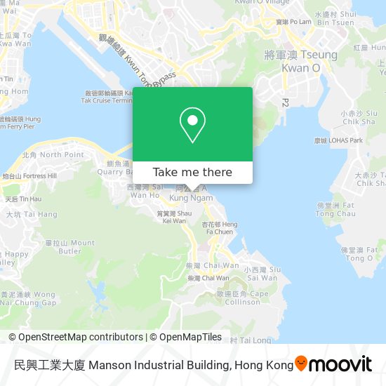 民興工業大廈 Manson Industrial Building map