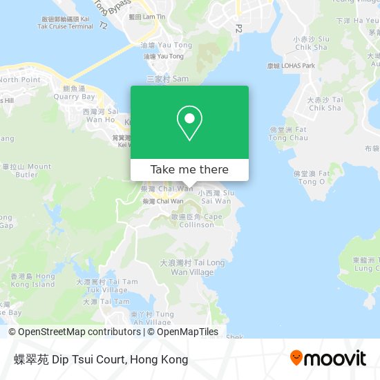 蝶翠苑 Dip Tsui Court map