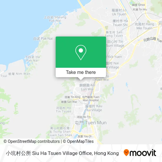 小坑村公所 Siu Ha Tsuen Village Office map