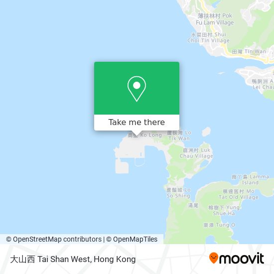 大山西 Tai Shan West map