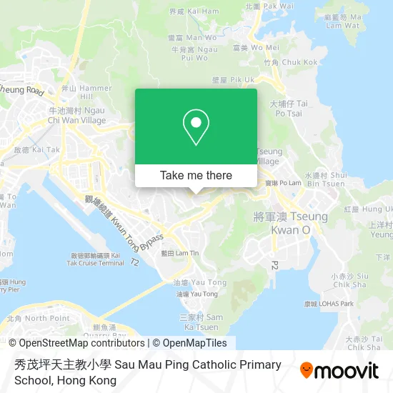秀茂坪天主教小學 Sau Mau Ping Catholic Primary School map