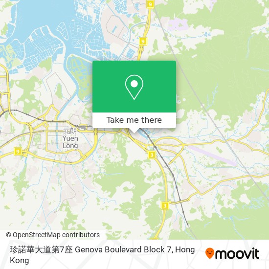 珍諾華大道第7座 Genova Boulevard Block 7 map