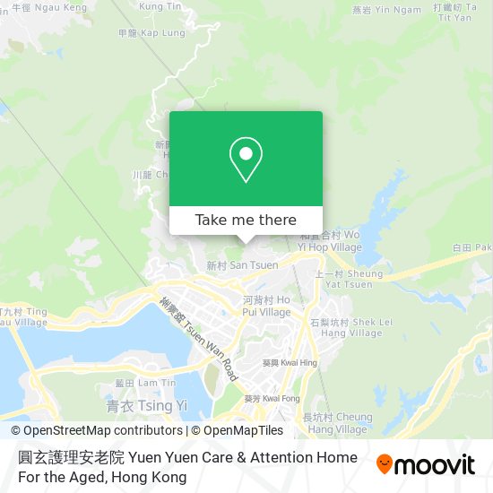 圓玄護理安老院 Yuen Yuen Care & Attention Home For the Aged map