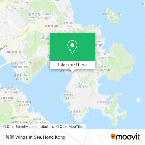 晉海 Wings at Sea map