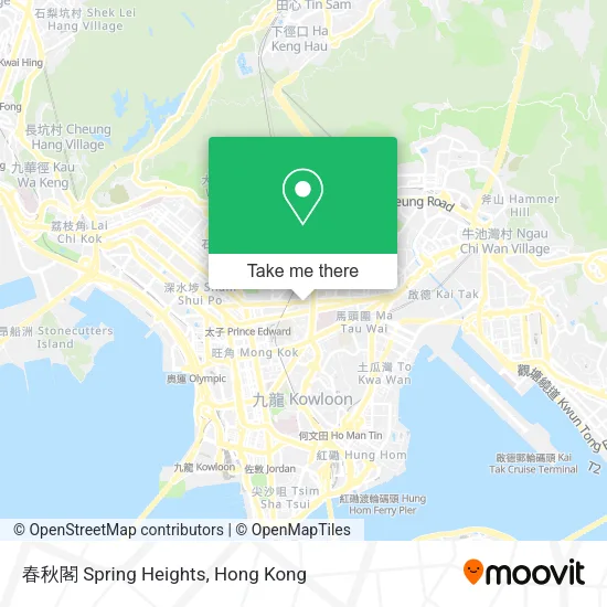 春秋閣 Spring Heights map