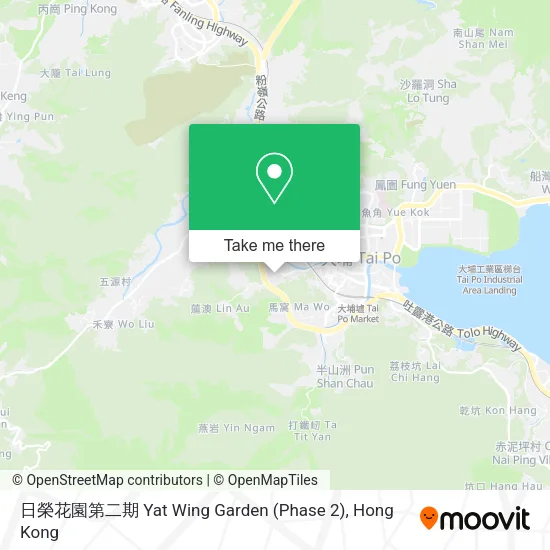 日榮花園第二期 Yat Wing Garden (Phase 2) map