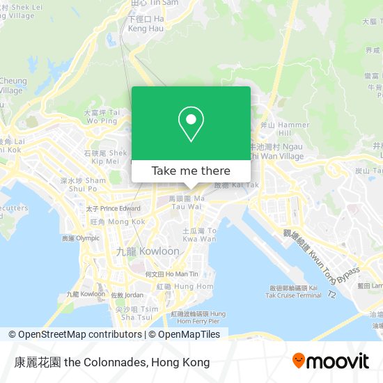 康麗花園 the Colonnades map