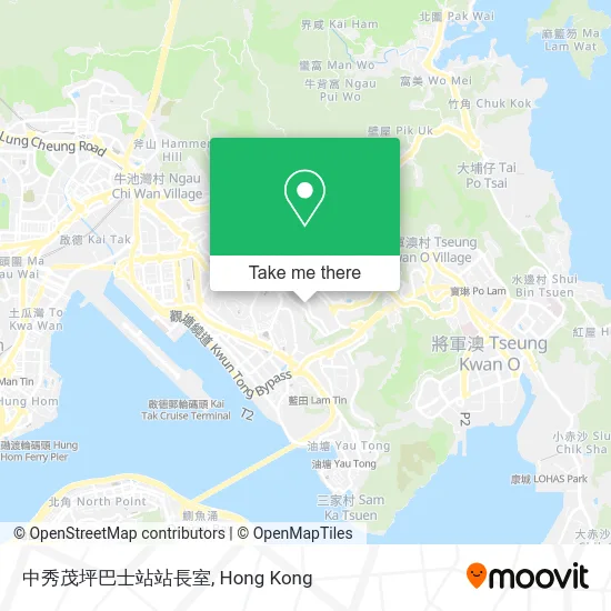 中秀茂坪巴士站站長室 map