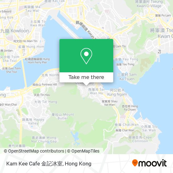 Kam Kee Cafe 金記冰室地圖