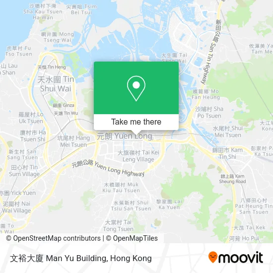 文裕大廈 Man Yu Building map