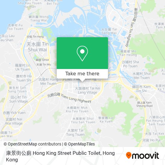 康景街公廁 Hong King Street Public Toilet map