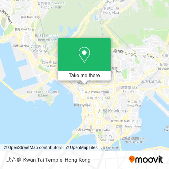 武帝廟 Kwan Tai Temple map