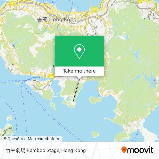 竹林劇場 Bamboo Stage map