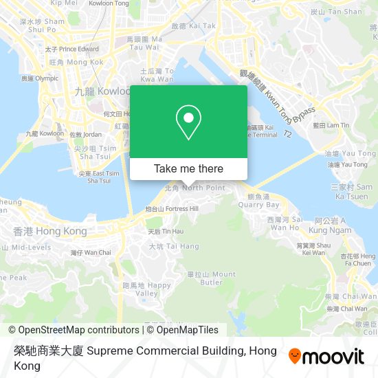 榮馳商業大廈 Supreme Commercial Building地圖