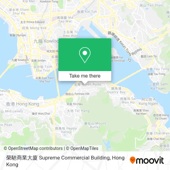 榮馳商業大廈 Supreme Commercial Building map