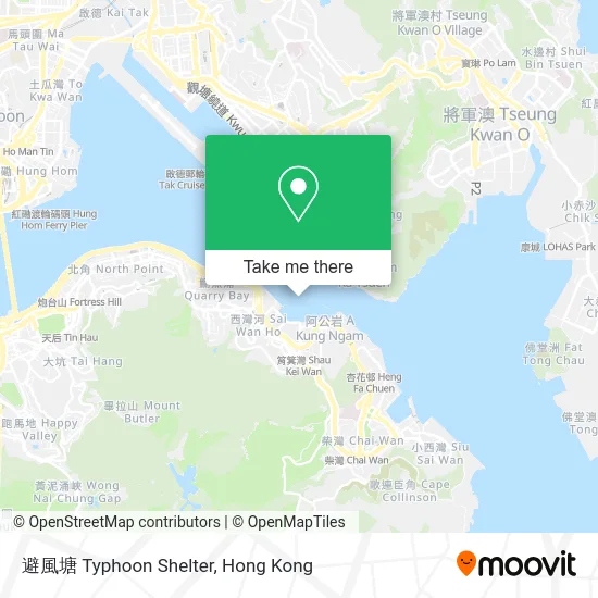 避風塘 Typhoon Shelter map