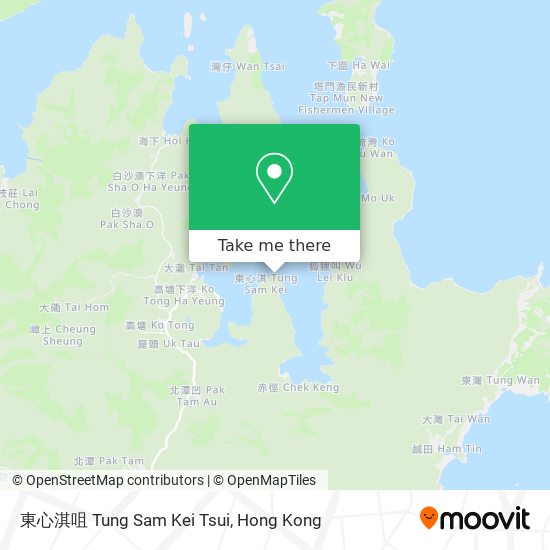 東心淇咀 Tung Sam Kei Tsui map