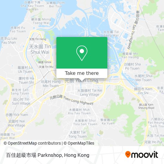 百佳超級市場 Parknshop map