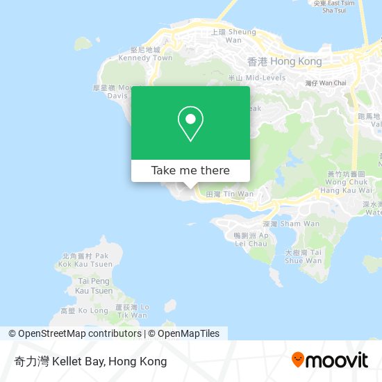 奇力灣 Kellet Bay map
