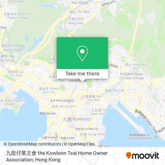 九龍仔業主會 the Kowloon Tsai Home Owner Association map