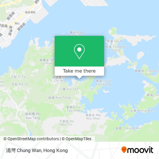 涌灣 Chung Wan map