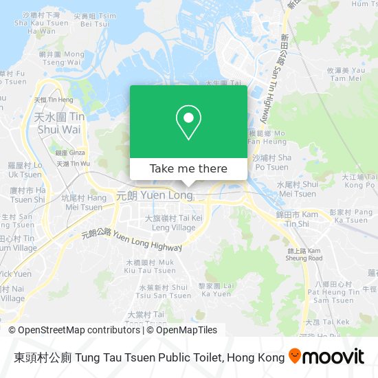 東頭村公廁 Tung Tau Tsuen Public Toilet map