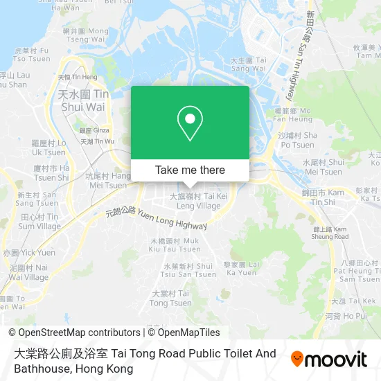 大棠路公廁及浴室 Tai Tong Road Public Toilet And Bathhouse map