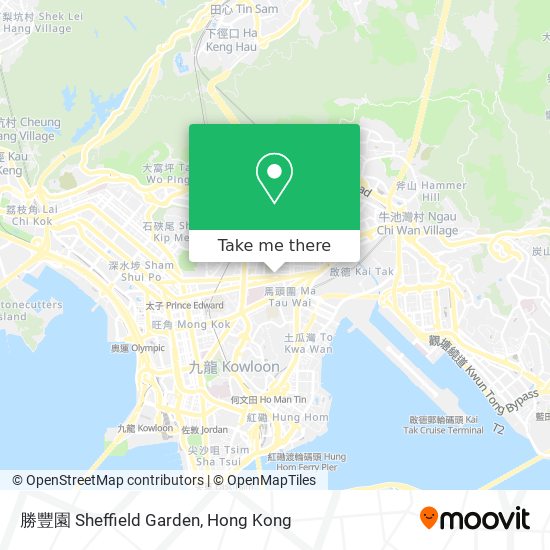 勝豐園 Sheffield Garden map