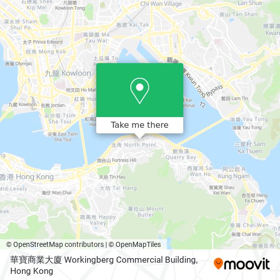 華寶商業大廈 Workingberg Commercial Building map