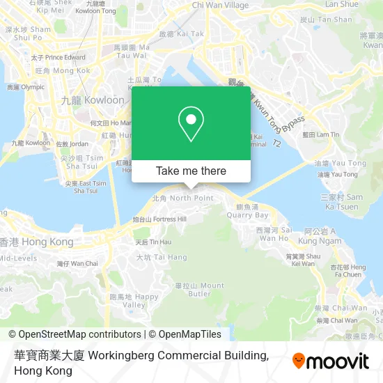華寶商業大廈 Workingberg Commercial Building地圖