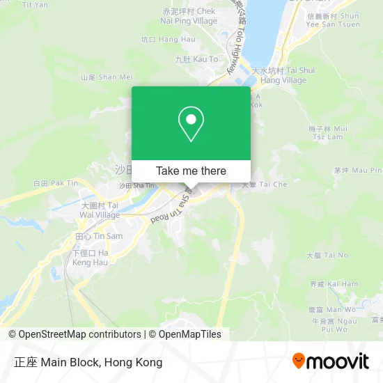正座 Main Block map