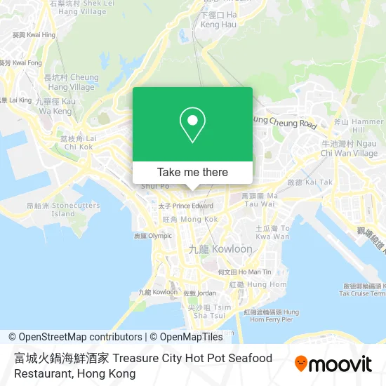 富城火鍋海鮮酒家 Treasure City Hot Pot Seafood Restaurant map