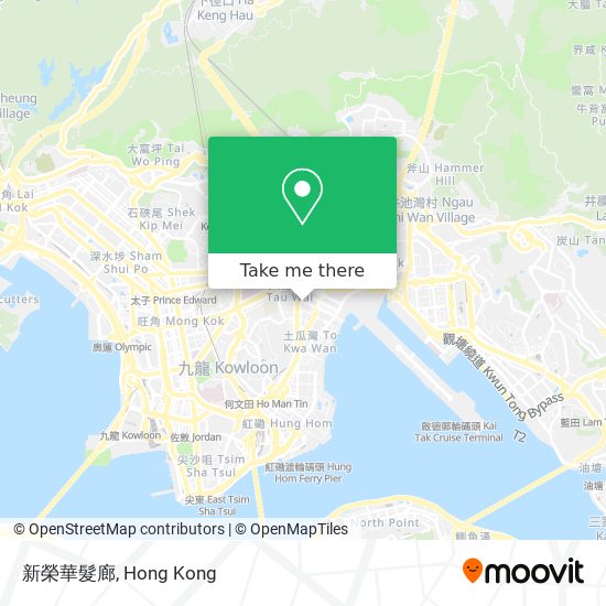 新榮華髮廊 map