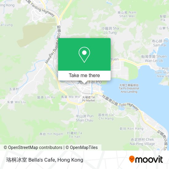 珞桐冰室 Bella's Cafe地圖